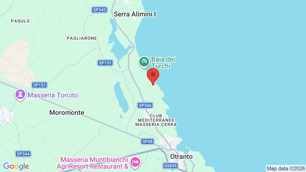 Mappa di Resort Le Cale D'Otranto