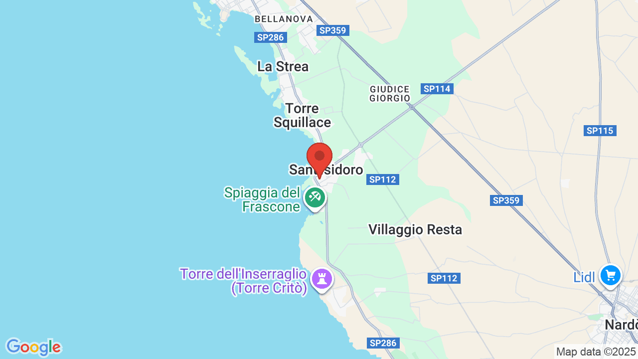 Mappa di Blu Salento Village