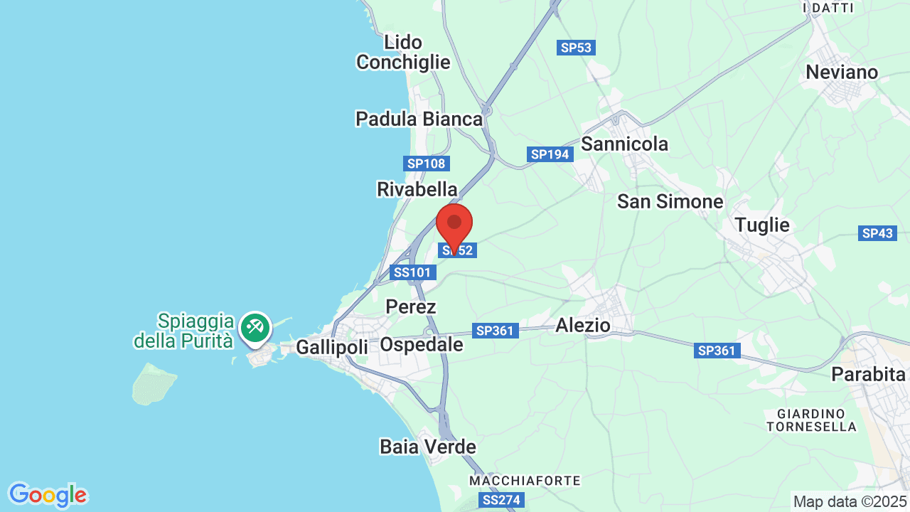 Mappa di GH Gallipoli Resort