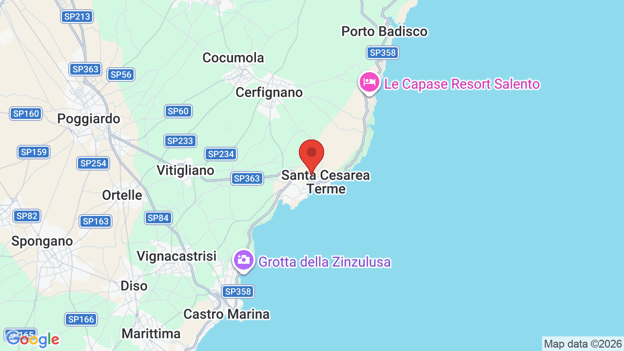 Mappa di Mapo Hotel Santa Lucia