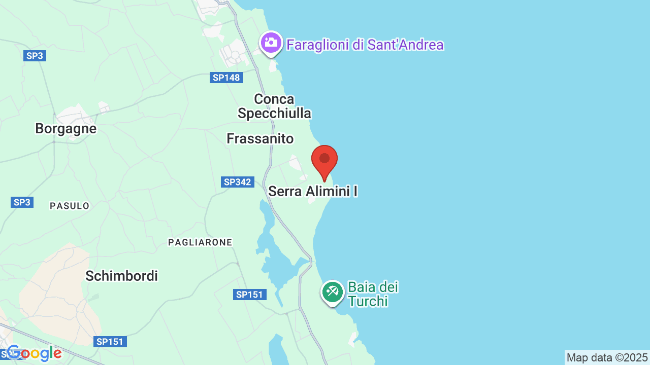 Mappa di VOI Alimini Resort
