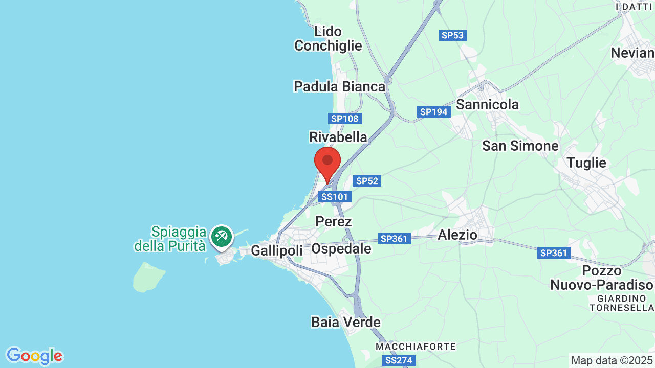 Mappa di Camping La Masseria