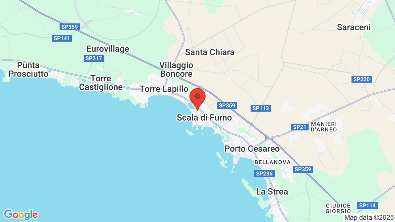 Mappa di Baiamalva Resort