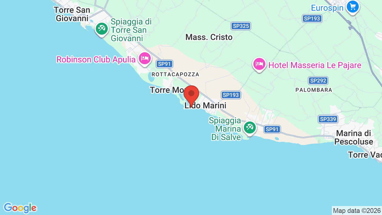 Mappa di Costa del Salento Village