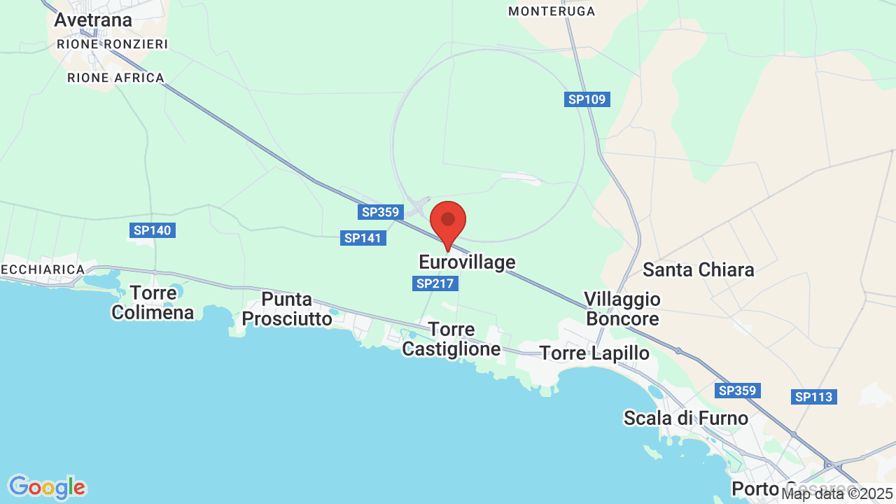 Mappa di Futura Style Chiusurelle Village