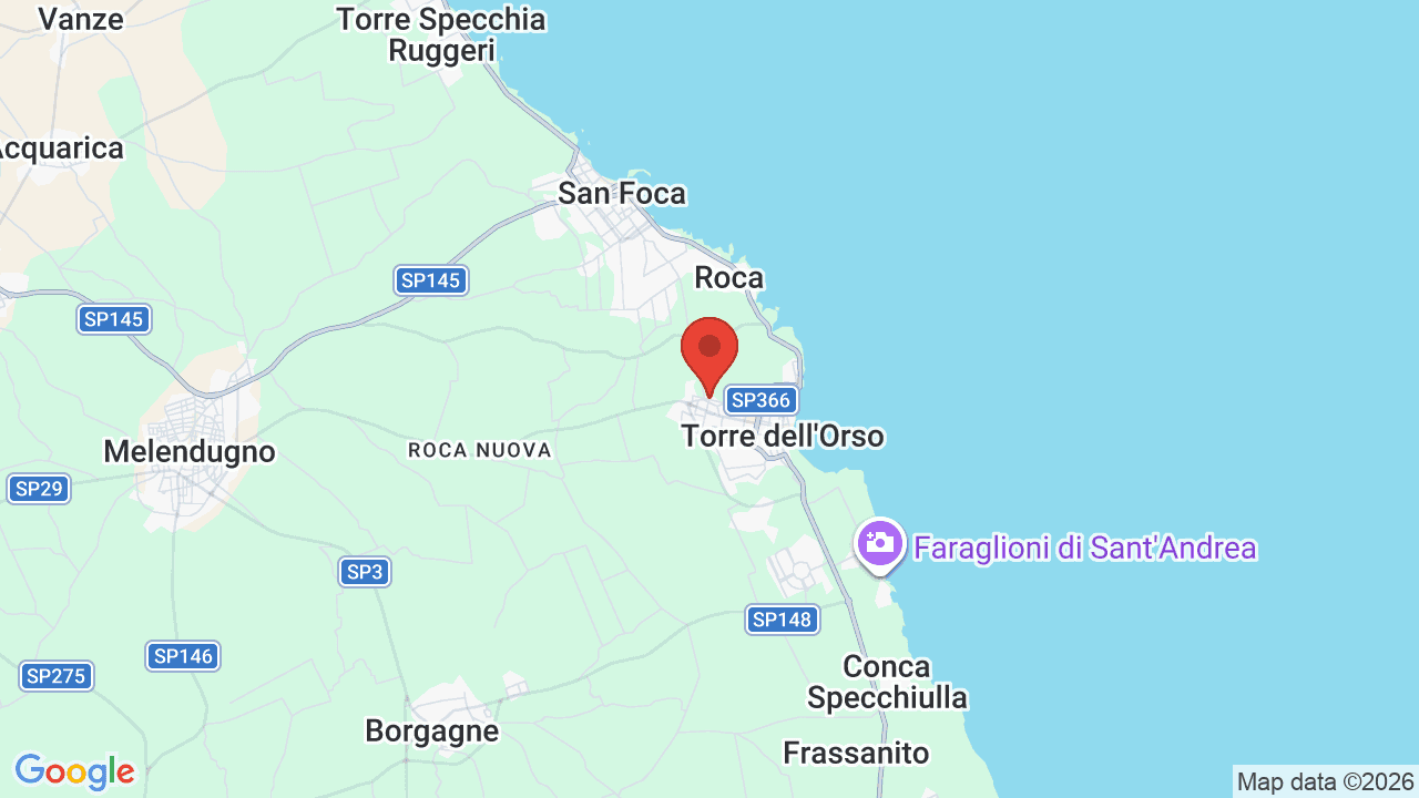 Mappa di Alba Azzurra