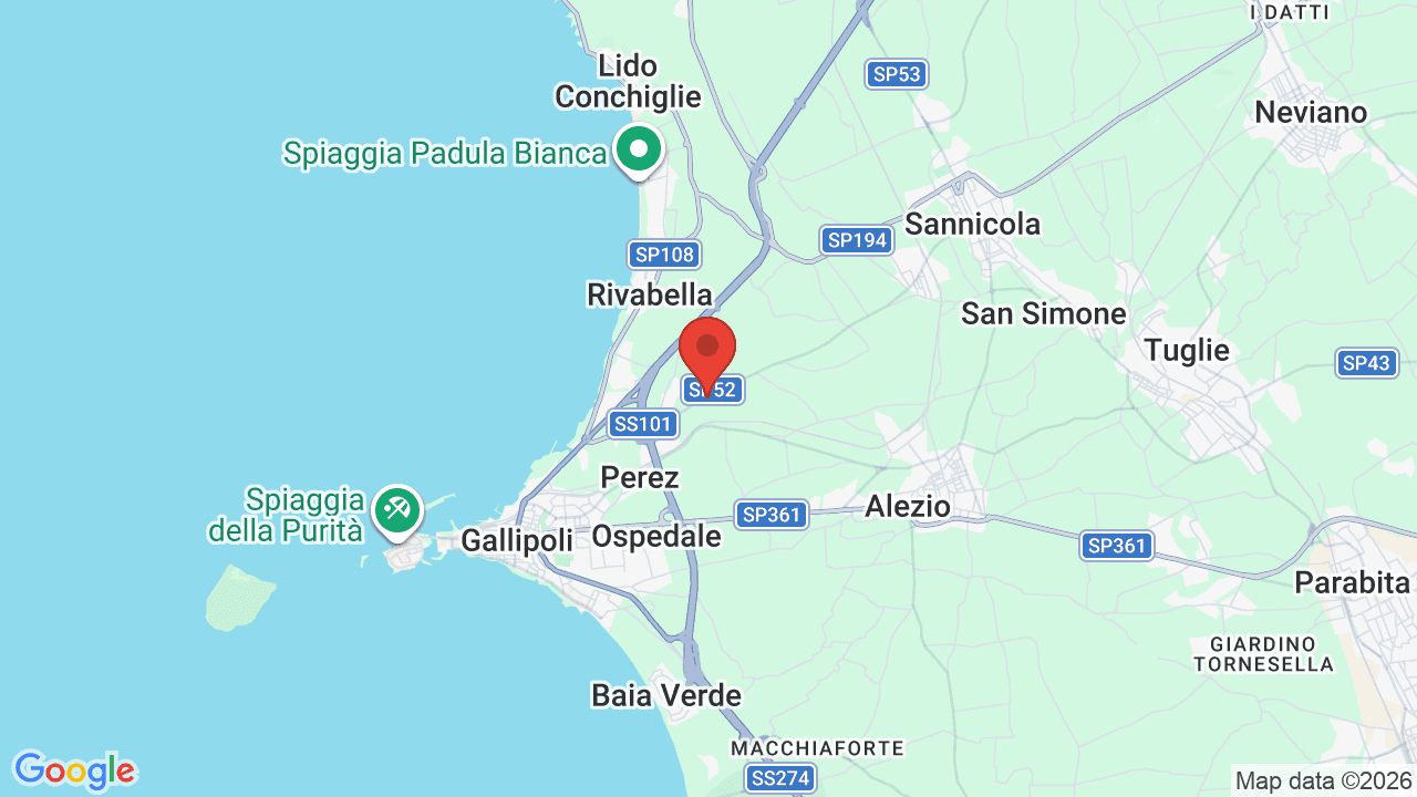 Mappa di GH Gallipoli Resort