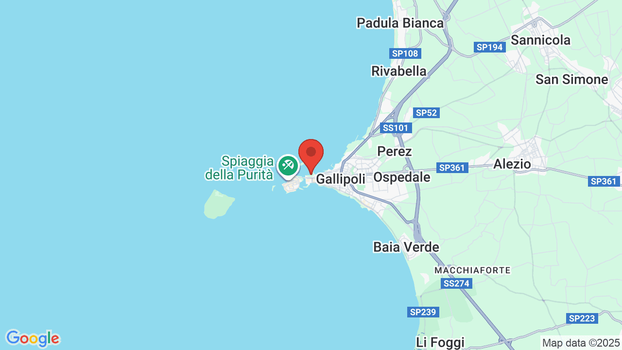 Mappa di Escursione in Barca