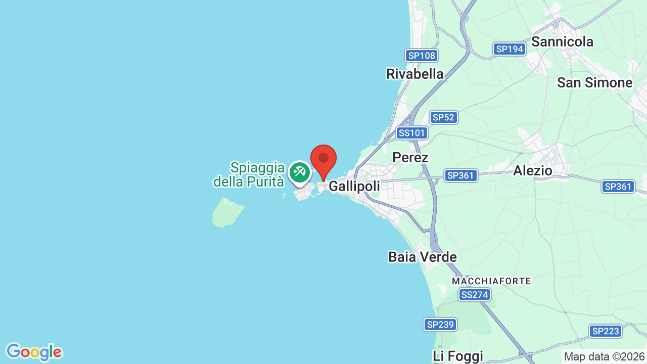 Mappa di Escursione in Barca