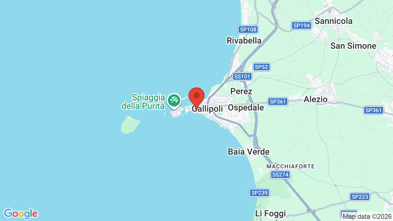 Mappa di Hotel 33 Baroni