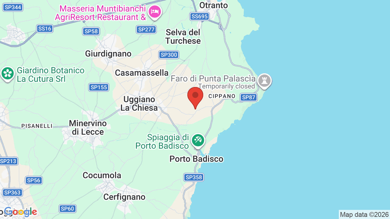 Mappa di Masseria Panareo