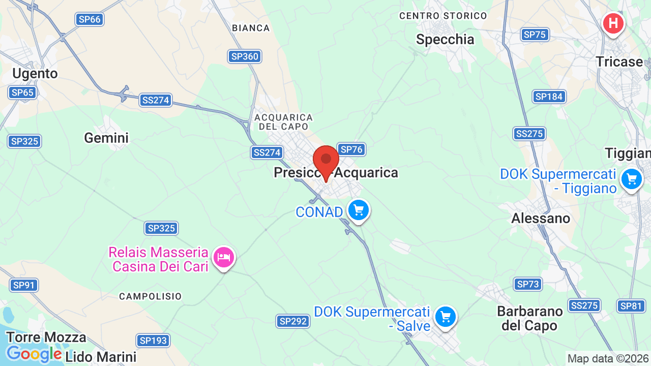 Mappa di Corte dei Nonni
