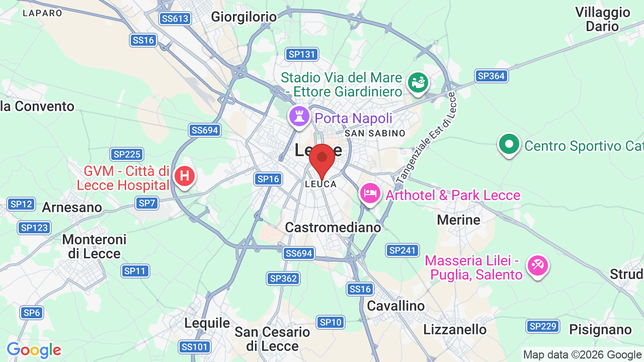Mappa di Hotel delle Palme