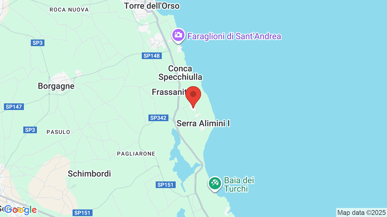 Mappa di Villaggio Residence Blumare