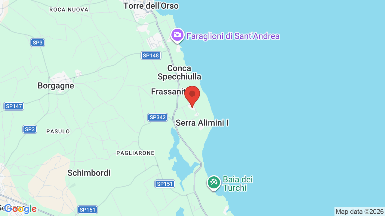 Mappa di Villaggio Residence Blumare
