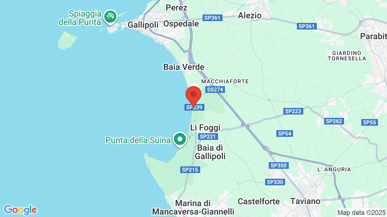 Mappa di Ecoresort Le Sirenè - Caroli Hotels