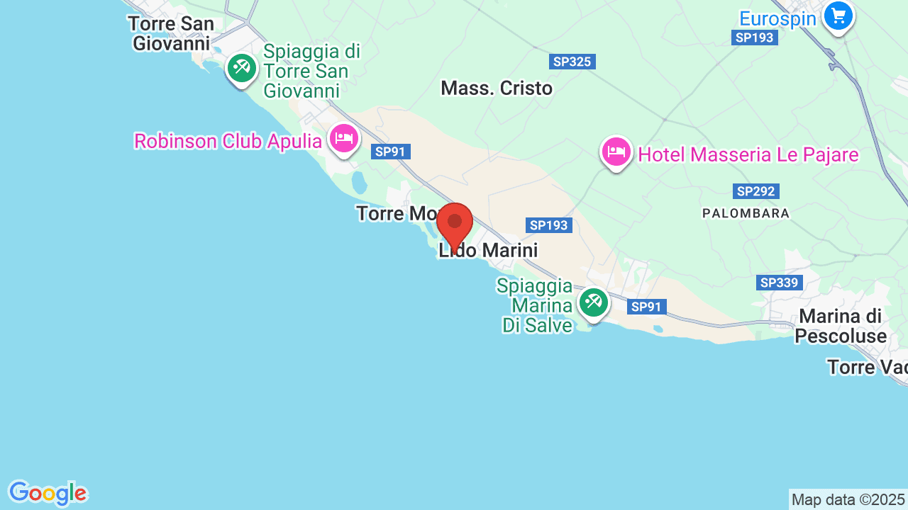 Mappa di Costa del Salento Village