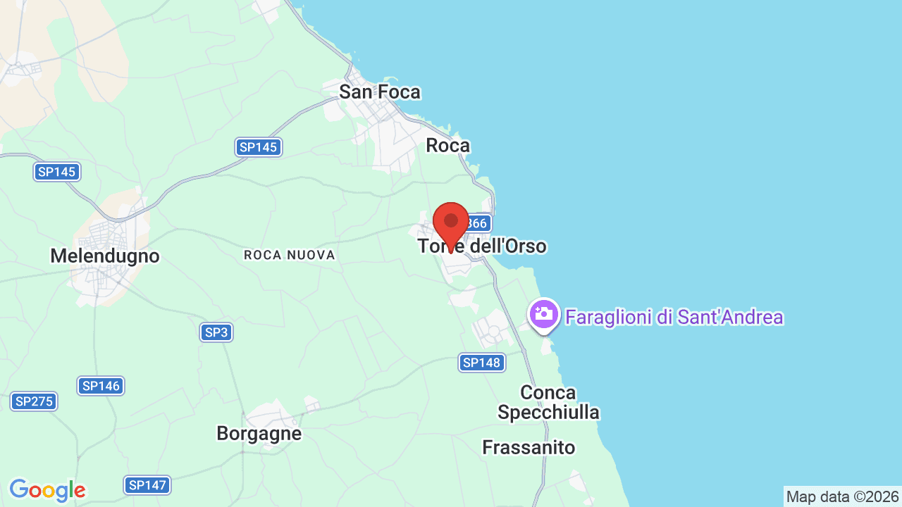 Mappa di The Village Salento