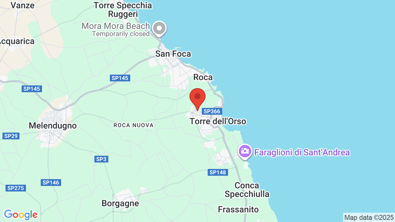 Mappa di Alba Azzurra